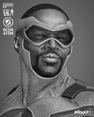 Falcon marvel 4 1 - falcon,, 1/4-1/24