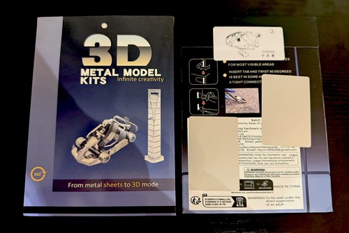 Modellino metallo 3d kit - modellino,